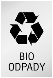 Tabliczka informacyjna oznaczenia odpadów