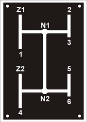 Tabliczka Zetor skrzynia biegów